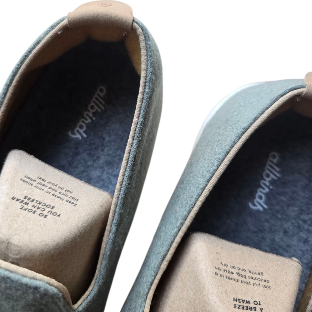 NEW Allbirds Women's Wool Loungers - Hazy Pine (Natural White Sole) - Picture 4 of 8
